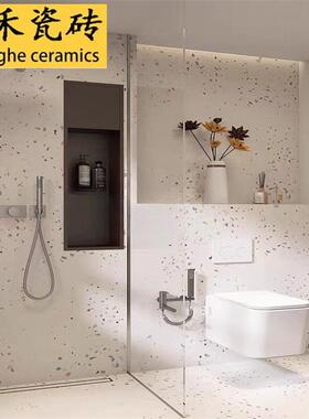 米色磨水石地砖60X1200餐防滑地砖连锁0门店哑光仿古水磨93015石