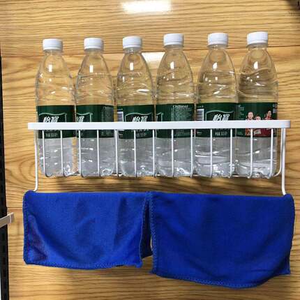 7L挂8978988K品铁磁收纳盒冰箱侧面调味架洗衣机磁吸置物架防盗门