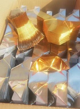 9*袋12小号加厚金银半品折QAA61439元宝成纸4万个包邮送整箱手工