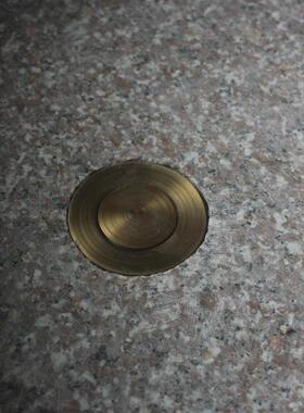 阳台石头衣池台带衣搓板石材大理石BCB洗衣衣槽洗洗盆石质洗机柜