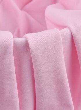 现货40支素色全棉梳棉毛双面精纯HRP棉布针织布婴童类睡衣爬服面a