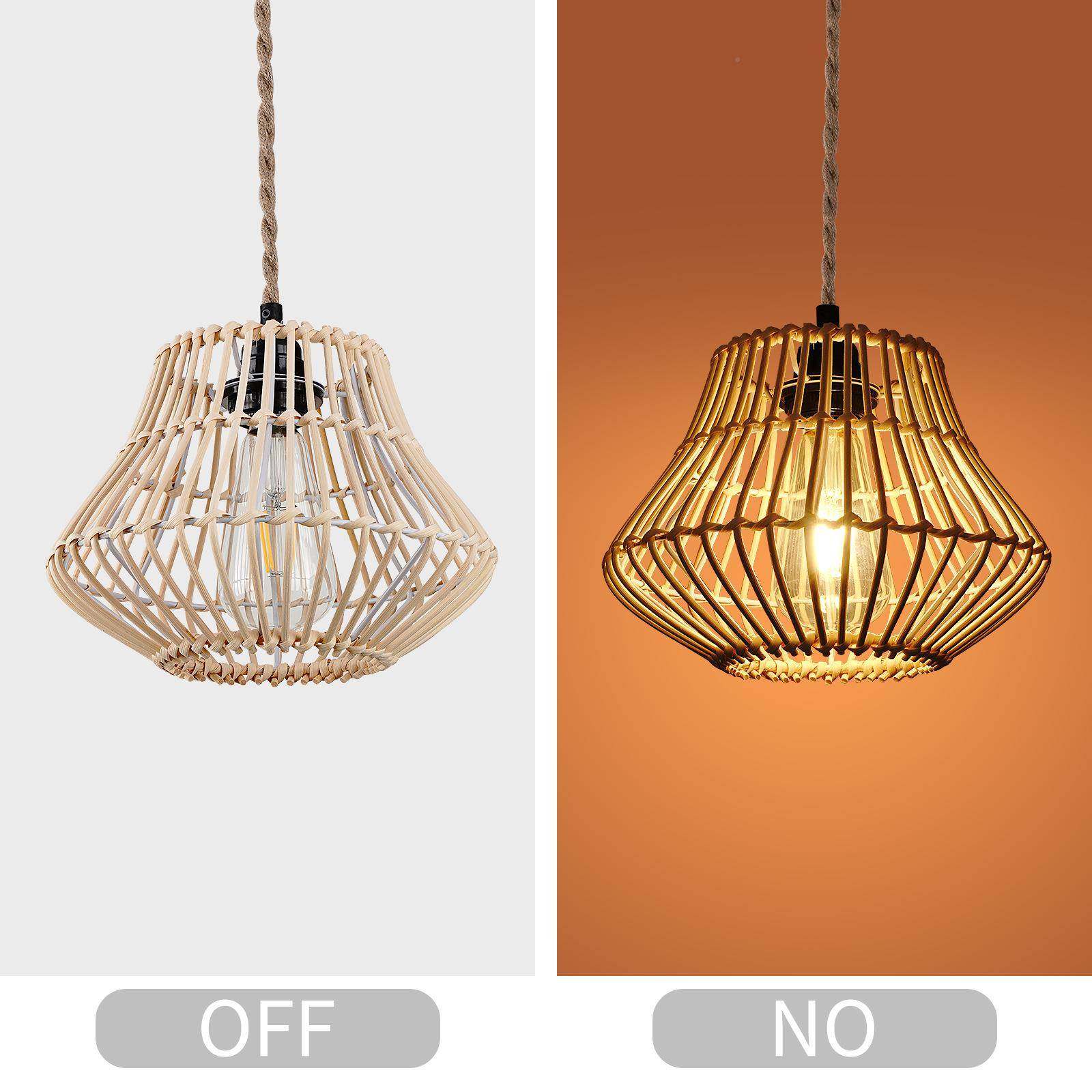 山工厂手工231编灯织中竹具竹编工艺竹签灯罩麻花线吊线型编吊灯,家装灯饰光源,智能吊灯,淘宝优惠券,粉丝福利购,淘宝优惠卷