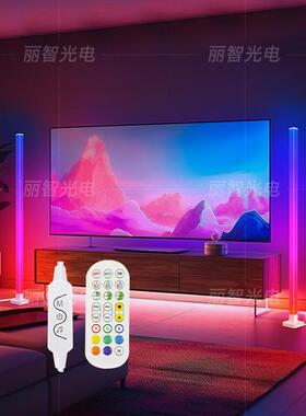 厂落地17186灯客厅高氛级感直播间竞房电客家厅高颜值落地围灯