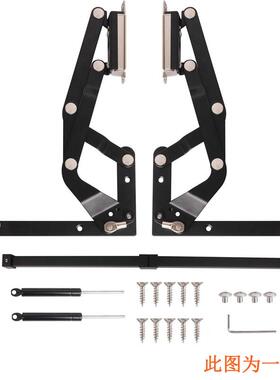 D-5503工厂黑供垂直平移上翻支撑杆色橱柜直升垂降支撑缓冲气动上