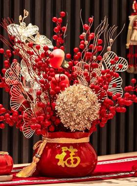 乔果迁新之福桶搬家装饰发乔迁福桶财摆件新居客厅房布喜置仪式入