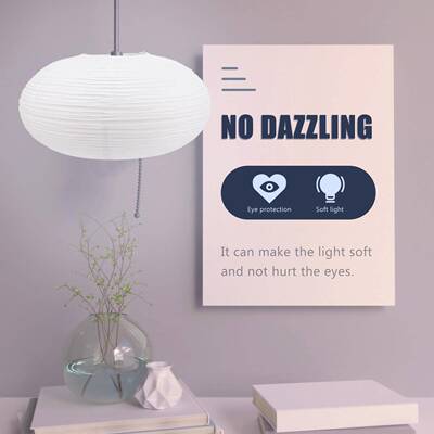 北欧氛围简约落地灯复古ns风工纸质客厅卧i9742室床头沙灯发吊手