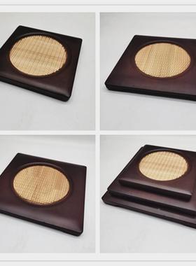 意圆境菜IOK菜摆盘酒店高档会所餐商用外方内菜盘底托具私房馆餐