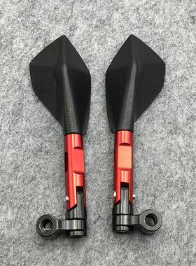 摩托车改装后视镜电车动倒车68193镜火福鬼喜BWS新款反光镜厂家