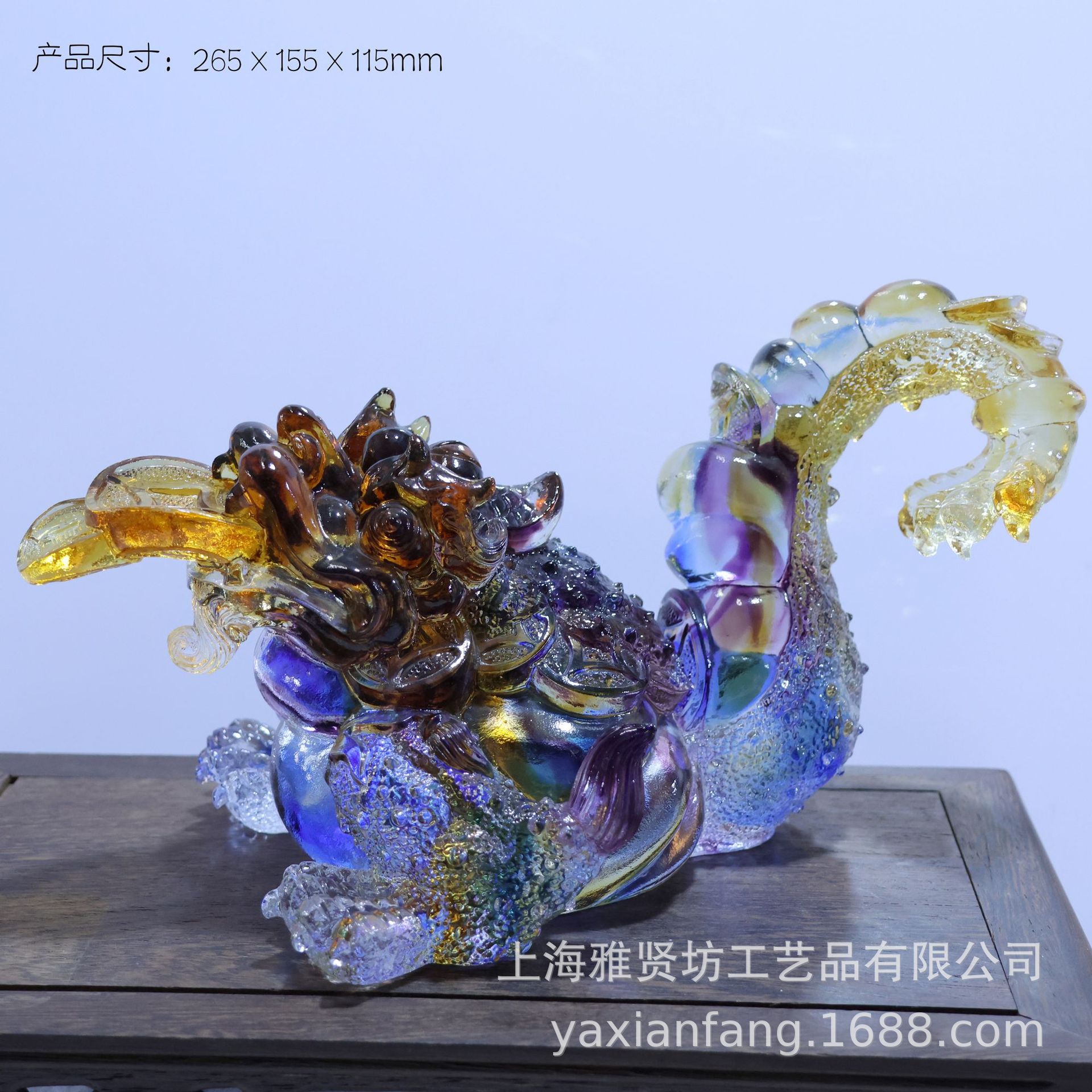 琉璃金蟾摆件琉璃金蟾摆件脱蜡烧制琉璃工艺品
