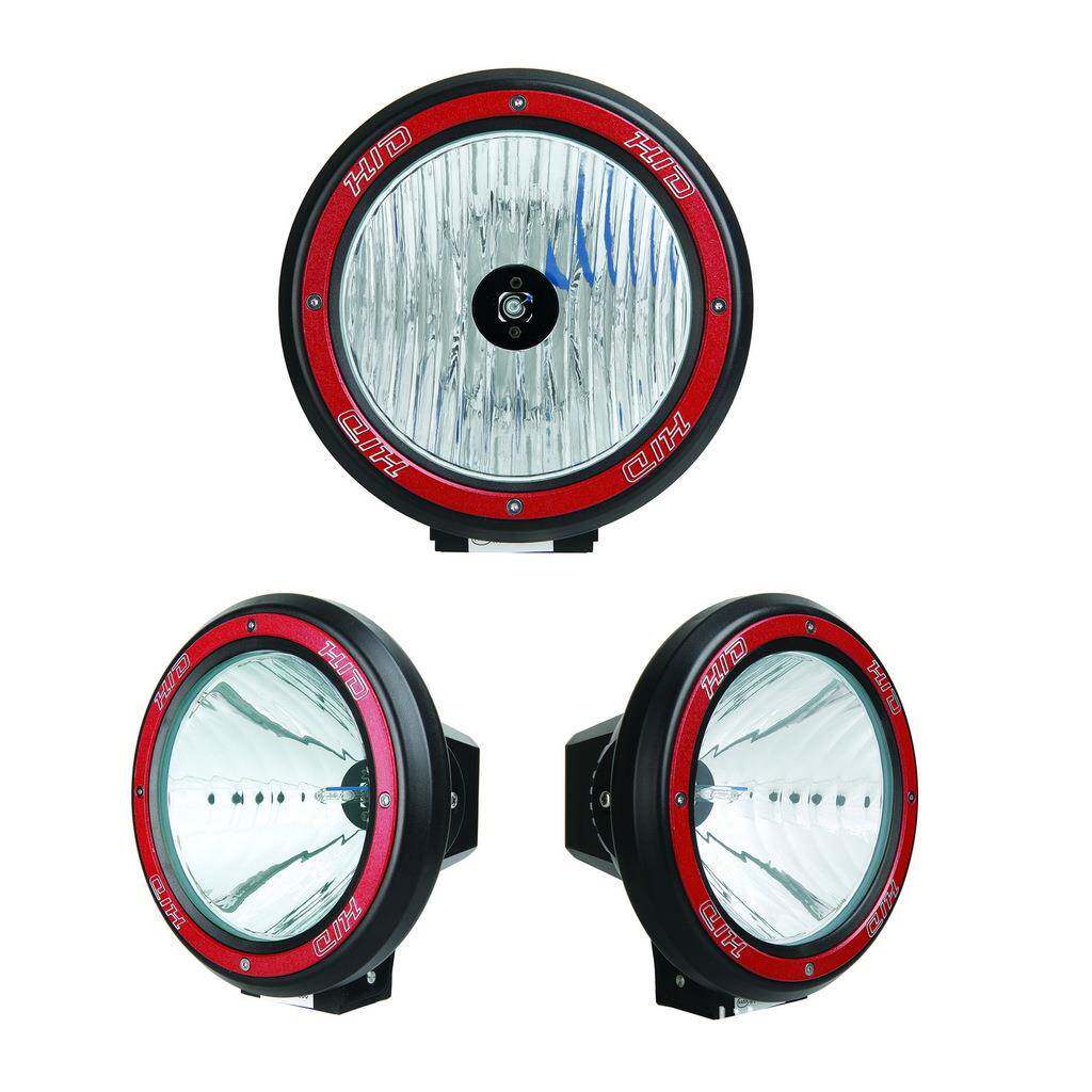 7寸12v/55w车灯HID汽车探照工作灯越野改装辅助雾灯氙气大灯车顶