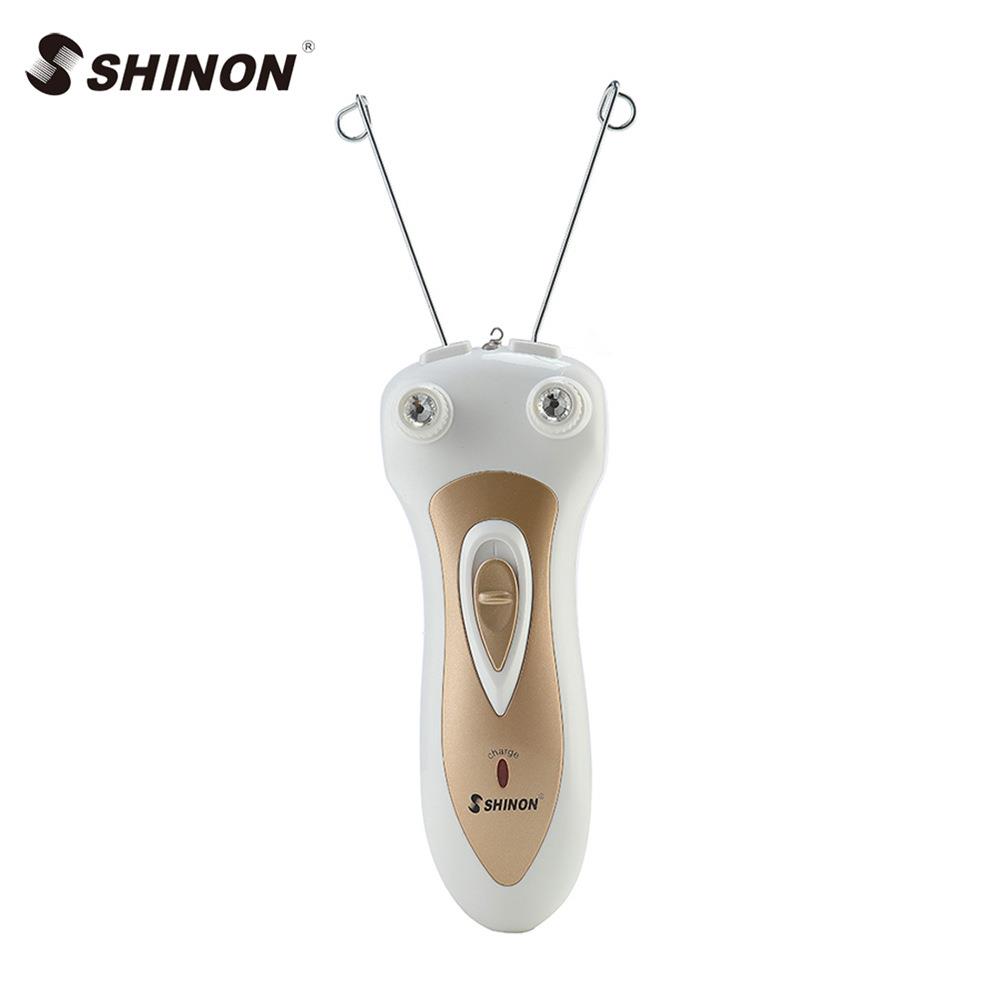 SHINON女士专用脸部棉线拔毛器除唇毛剃毛器挽脸器