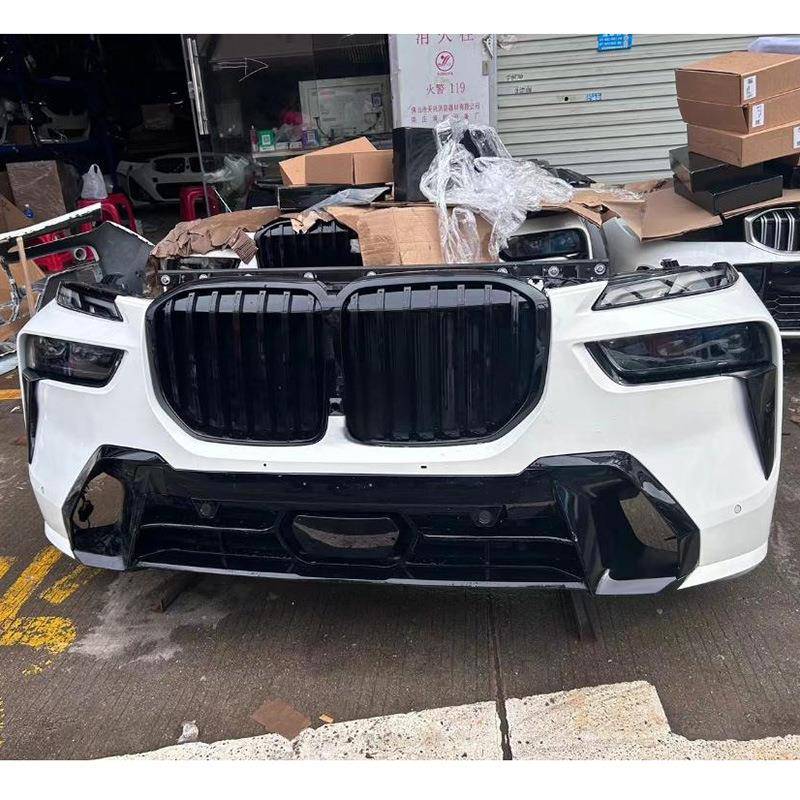 适用于2024年新款宝马X7G07前嘴前脸前保险杠总成大灯机盖原厂