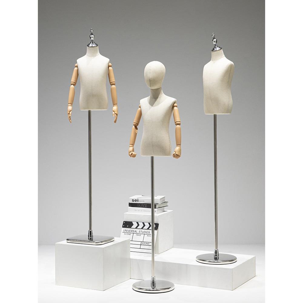 儿童模特架服装橱窗道具男女小童模人偶全身童装店童装模特展示架