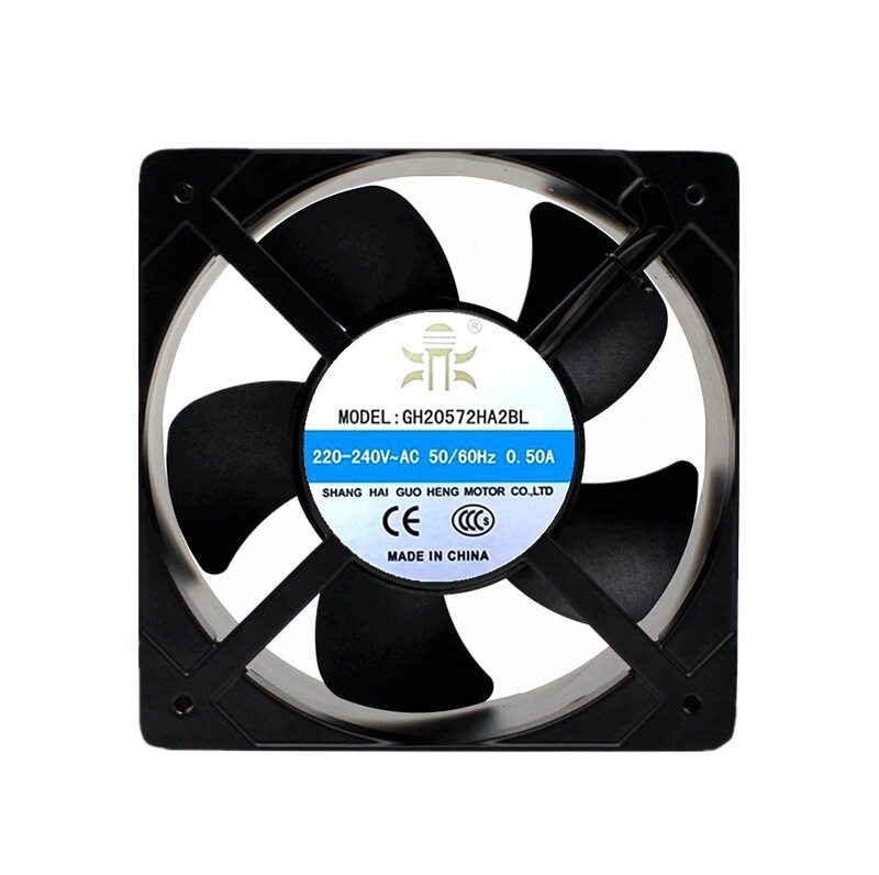 国衡 轴流风机 220v GH20572HA2BL风机 滚珠铜芯 大风量 高速静音