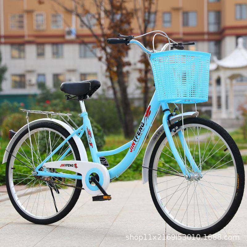 女车式自行女轻21104/26寸便代步单车男普通成人市学生城淑女通勤