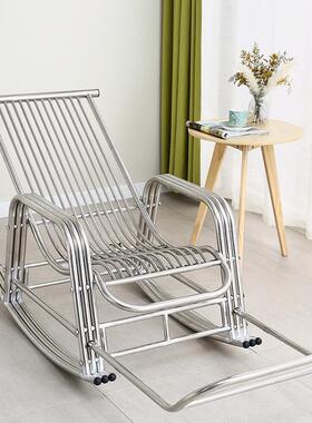 7WS季US304QDO摇摇椅不锈钢家宽用加厚固秋阳台客厅休闲老人大午