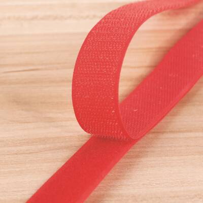 2.5公大红QAI健力混纺魔术粘分扣带贴彩色子家母扣厂直销