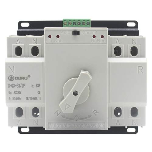 双电源自动转换开关相220V2p63用a备电源手动切换开113关380伏3单