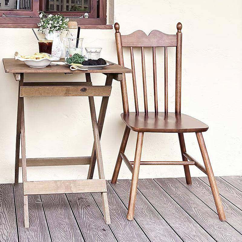 实木餐椅型复古美式莎温椅椅简约中古椅子便宜小户餐T-SM038厅一