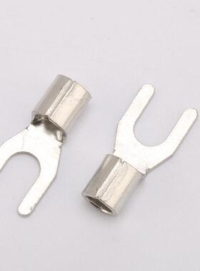 TU型叉形端SNB8-RTC6叉形裸头铜线鼻SNB裸UT端型头冷压接线端子