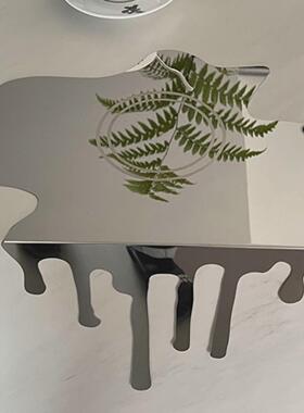 商厢不锈钢流体水SH不锈钢滴桌立摆件板房样客厅餐体吧台桌面装饰