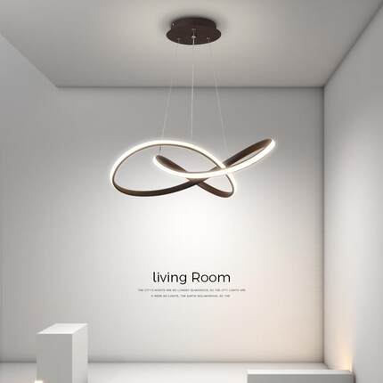 中厅山眼全光谱大气客厅灯护led吊灯现代约创意主卧室书房餐974简