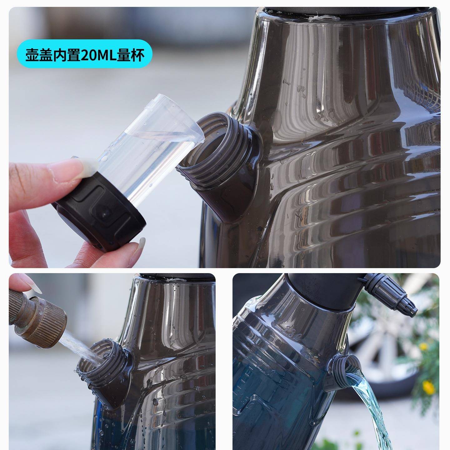 喷气式浇花F99S9J96家用喷洒水壶清洁高压泡沫洗喷头车壶擦压玻璃