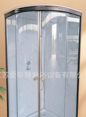 体淋浴房扇形移动洗澡间村浴室一整体式沐68591农浴洗浴间家用冲