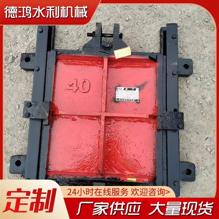 铸铁镶铜铁闸门水机库污水闸门动闸门手电两用6螺手杆启闭铸闸门