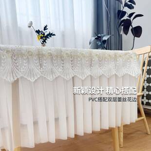 夏季薄几款蕾丝GVYPVC桌布餐桌垫水防油垂边方烤防火罩套长形茶台