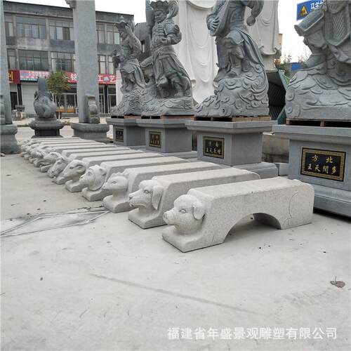 园景摆件十二生肖动391物观座椅广场小雕区休林闲石头凳子石厂家