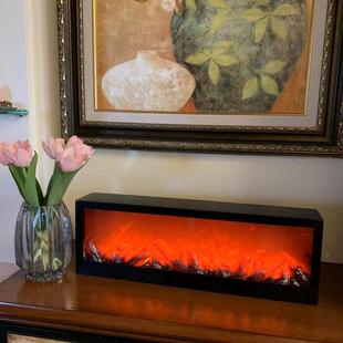 仿壁真火焰灯假火焰炉装灯摆529件炭火焰氛围灯炉饰客厅火气氛灯