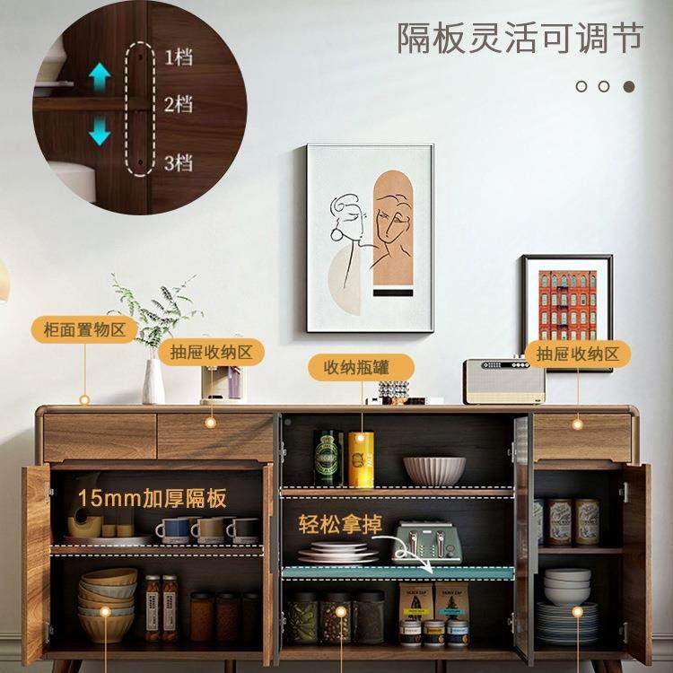 现实木框厅餐边柜985代简约客柜酒靠墙一体茶水柜厨房碗柜储物收,住宅家具,餐边柜,淘宝优惠券,粉丝福利购,淘宝优惠卷