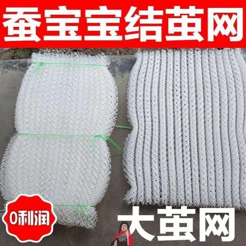 蚕宝宝结茧网吐丝网大茧网网簇养蚕网方格簇养殖户养蚕工具设备网