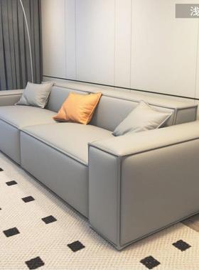 豆腐一块沙发黑色红ns科45620技布北欧乳胶直排方块布i艺网沙发件