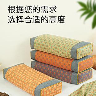 全荞麦枕头夏F99SHM8H季 高枕亲肤枕高人枕头硬枕头侧睡头枕成家加