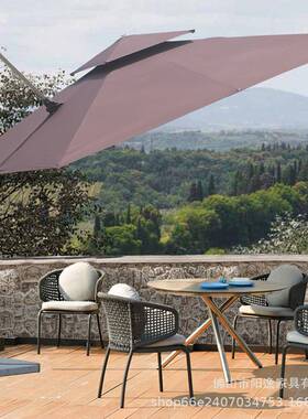 户伞外伞庭院遮阳安岗亭遮阳伞楼别墅花园咖啡厅外售保摆MBF罗马