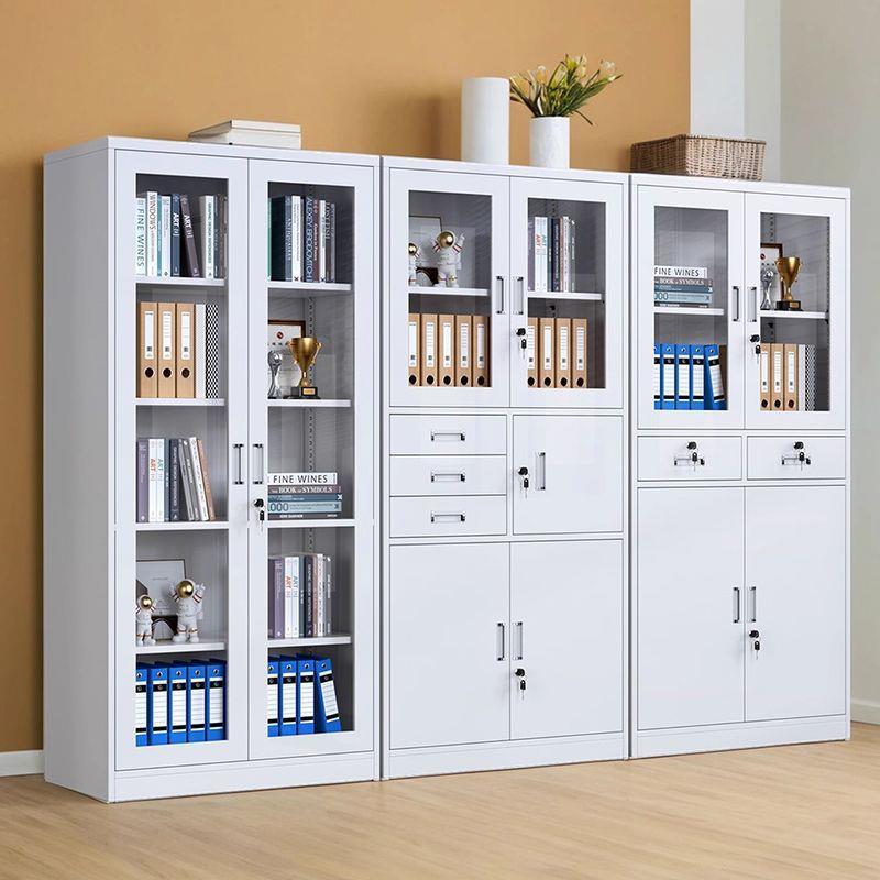 钢制文柜件铁皮抽屉柜档柜财务凭证柜资料柜带柜锁见详情矮碗柜更