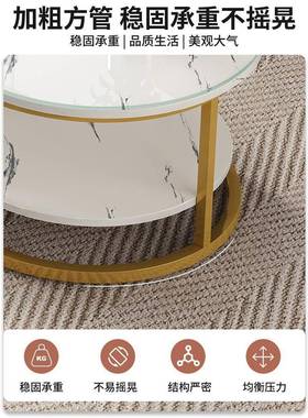 茶客几厅家轻用茶桌出租屋用沙发边几简约现代OEN奢款小新户型小