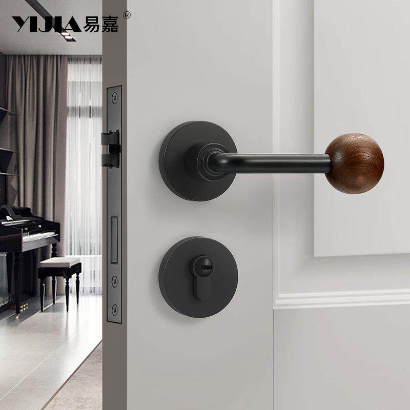 法式轻内58F78卧门锁房门胡桃木门把手简室约分体磁吸静音房室间,基础建材,机械门锁,淘宝优惠券,粉丝福利购,淘宝优惠卷