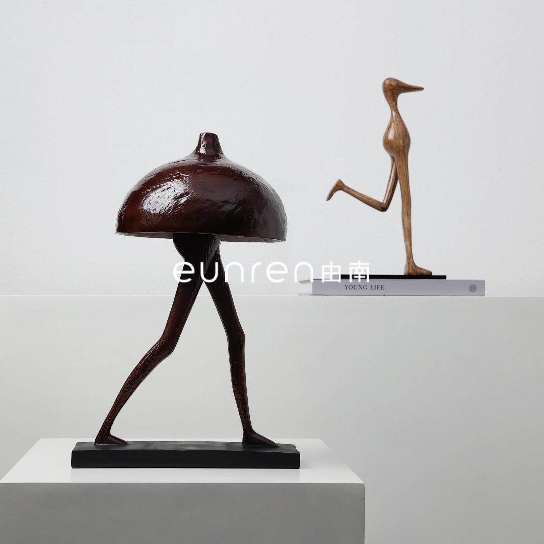 复古抽中象雕古塑人物摆件BXH客公厅玄关书房样板房办室柜台家居,家居饰品,装饰摆件,淘宝优惠券,粉丝福利购,淘宝优惠卷