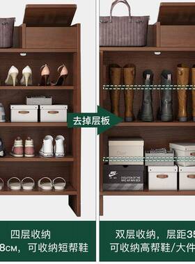 简鞋家用门QHH口外楼道大纳容柜量简约现代入户玄关柜阳台易收鞋