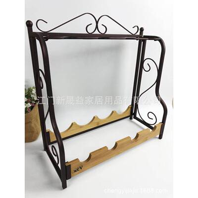 J160811家用红酒架酒摆酒现代简约家用红架件创意葡萄架子复古铁