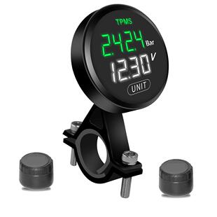 摩964托车胎压机车电动车胎压监测器充电胎压防可水无线压MTP胎S