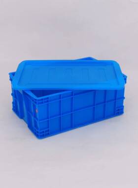 色胶箱塑料周转箱575-250蓝色塑具品胶箱仓库整理箱餐箱TBS蓝食框