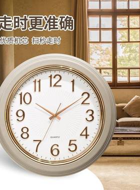 大钟尺寸挂钟家用20225新款石英表客厅级感0寸立体数字挂墙时7641
