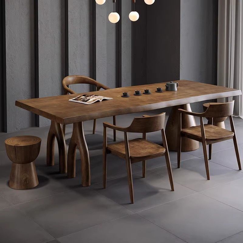 实木茶桌椅组合创意大板桌客厅家用茶台原木侘寂风不规则泡茶桌,商业/办公家具,茶台/茶桌,淘宝优惠券,粉丝福利购,淘宝优惠卷