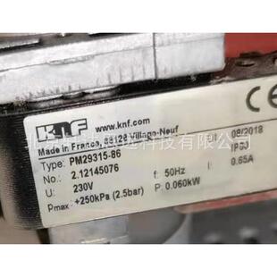 德国KNF真空泵取样泵采样泵抽气泵隔膜泵PM29315-86