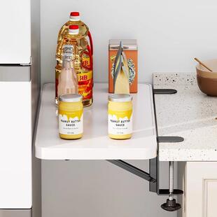 冰箱侧延长板桌面侧边加宽整理架夹缝挡板冰箱缝隙台面加长延