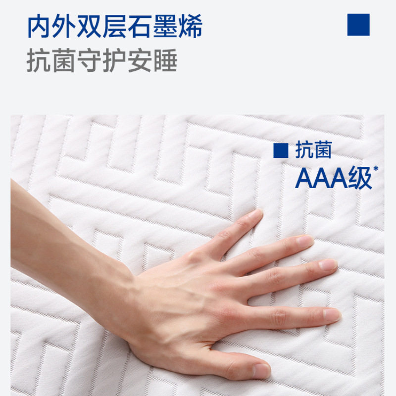 gy【逐梦万里】零压记忆棉床垫双人弹簧席梦思软硬适中厚垫